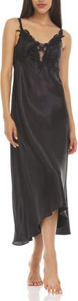 Flora Nikrooz FLORA NIKROOZ Stella Gown in Black at Nordstrom Rack, Size X-Large
