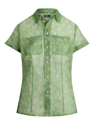Polo Ralph Lauren printed collared shirt - Green