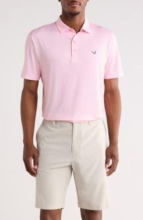 Callaway Gradient Chevron Short Sleeve Polo in Dianthus at Nordstrom Rack, Size Xx-Large