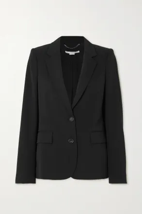 Stella McCartney + Net Sustain Blazer In Twill Di Misto Lana - Nero