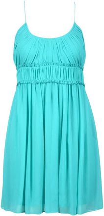 Patrizia Pepe Turquoise Short Voile Dress