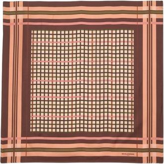 Ines De La Fressange Accessoires, Dames, Bruin, ONE Size, Lewis Printed Scarf