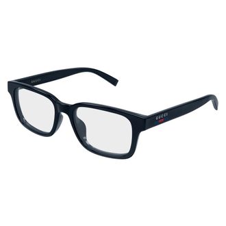 Gucci Glasses, unisex, Blue, Size: 54 MM Optical Frame