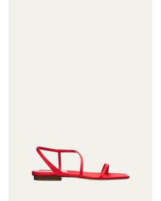 Emme Parsons Delice Strappy Flat Leather Sandals