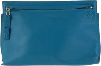 Loewe Pre-owned Clutches, male, Blue, Size: ONE SIZE Pre-owned Clutch bag