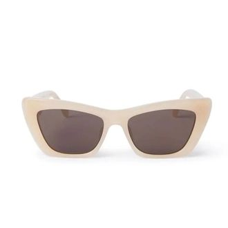 Palm Angels Sunglasses, female, White, Size: 53 MM Fairfield Sunglasses