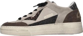 4B12 Kyle Sneakers - Dames - Sneakers - Bruin - 39 EU - Leer - Schoenen