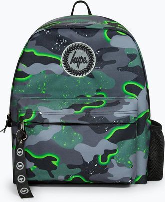 Hype Mens Hype Iconic Boys Green Glow Camo Backpack - Multi