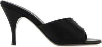 Miu Miu Black Slip-on Heels