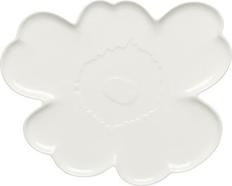 Marimekko Unikko Shape Plate in 100 White at Nordstrom, Size One Size Oz