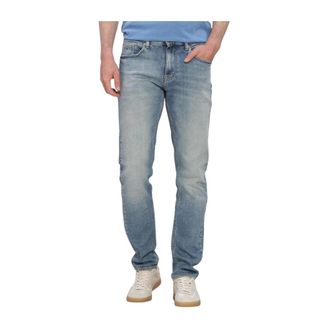 Tommy Jeans Jeans, Heren, Blauw, W34 L32, Katoen, Scanton Slim Bj 6231