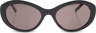 Balenciaga Occhiali da sole ovali - Nero