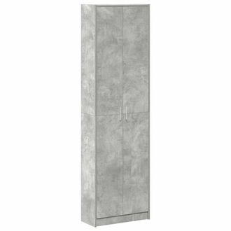 vidaXL Armario Gris Hormig&oacute;n 55 X 25 X 189 Cm Madera Contrachapada Vidaxl