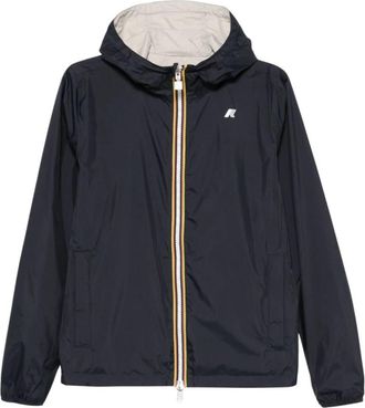 K-Way Jake Plus. 2 Reversible Jacket - Heren - Zomerjassen - Blauw - XL - Nylon - Jassen