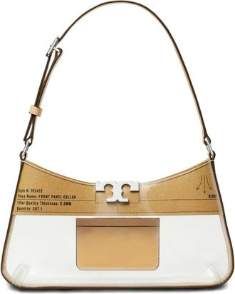 Tory Burch Borsa a spalla Eleanor Clear Slim - Toni neutri