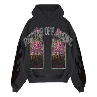 Who Decides War by Ev Bravado x A Boogie Wit Da Hoodie Better Off Alone Hoodie Black WDWAB238