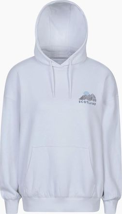 Mountain Warehouse Womens Mountain Warehouse Womens/Ladies Scotland Graphic Relaxed Fit Hoodie - Cream - Size: 12