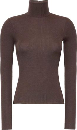 Max Mara Wool Yarn Turtleneck Sweater