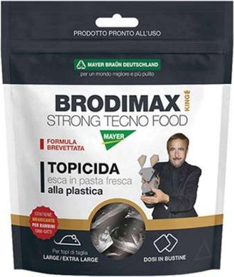 Mayer TOPICIDA BRODIMAX TECNO FOOD KING MAYERBRAUN - PASTA ALLA PLASTICA GR 150 - 36 pezzi