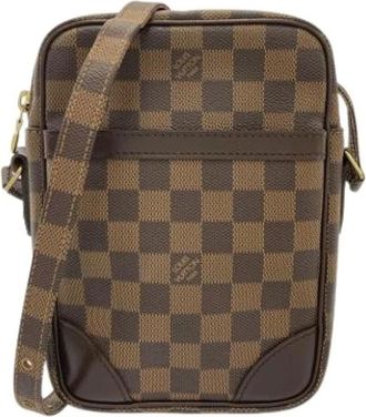 Louis Vuitton Pre-owned Cross Body Bags, male, Brown, Size: ONE SIZE Pre-owned Danube Shoulder Bag