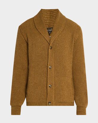 Loro Piana Mens Fobello Baby Cashmere Cardigan