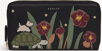 Radley London Black Large Zip Around Wallet Midnight Wanderer SS26 Radley London
