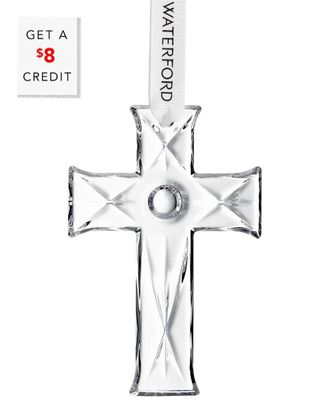 Waterford Mini Cross Ornament With $8 Credit