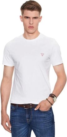 Guess Hombre, Camisetas, Blanco, Talla: L