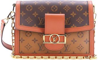 Louis Vuitton Brown Reverse Monogram Canvas Dauphine Mm