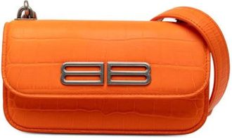 Balenciaga Pre-owned Cross Body Bags, female, Orange, Size: ONE SIZE Pre-owned Vintage Cross Body Bag