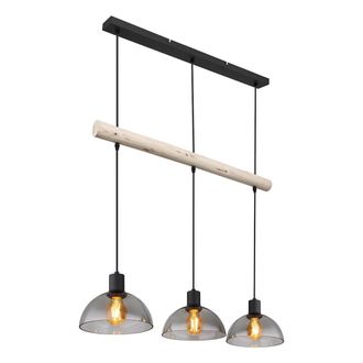 Globo Lighting L&aacute;mpara Colgante - Lindi - Negro - Metal - Gran L&aacute;mpara