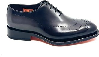 Santoni Carter One Cut - Heren - Nette schoenen - Grijs - 41 EU - Leer - Schoenen