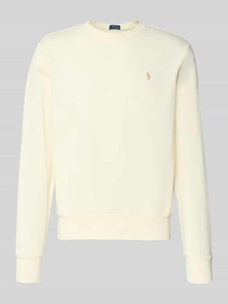 Polo Ralph Lauren Relaxed Fit Sweatshirt aus reiner Baumwolle in Sand, Gr&ouml;&szlig;e XXL