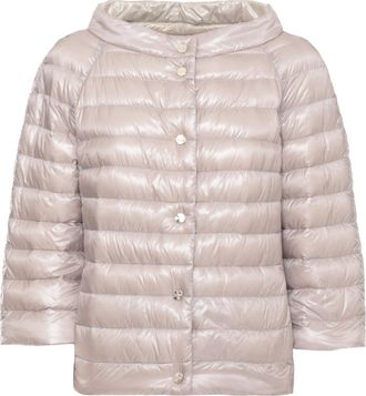 Herno Pink Reversible Quilted Down Jacket