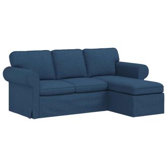 vidaXL Vidaxl Sof&aacute; Azul 195 X 138 X 80 Cm Tela