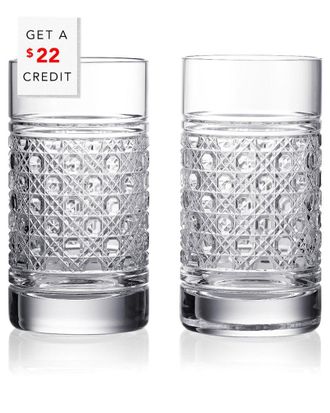 Waterford Set Of 2 Opulence Highballs With $22 Credit