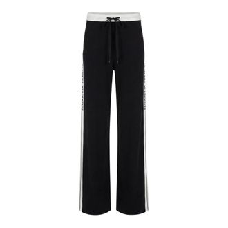 Elisabetta Franchi Dames, Broeken, Zwart, Maat: XS Viscose