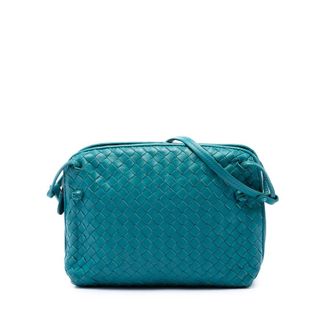 Bottega Veneta Pre-owned Bottega Veneta Mini Nappa Intrecciato Nodini Double Zip Crossbody Ladies KARS7URUWWO9QCMD