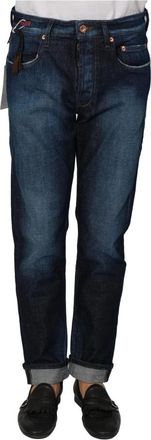 Siviglia Slim-fit Jeans - Heren - Slim Fit Jeans - Blauw - W32 - Katoen - Jeans