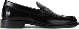Kurt Geiger Mens Leather Gene Loafers - Black