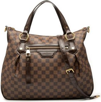 Louis Vuitton 2011 Damier Ebene Evora MM satchel - Marrone