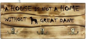 OEM Gran Dan&eacute;s: Percha Con Perro, Expositor De Medallas, Decoraci&oacute;n Del Hogar De Art-dog