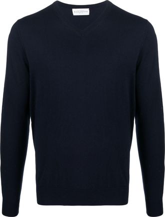 Ballantyne round-neck cotton cardigan - men - Cotton - 48 - Blue