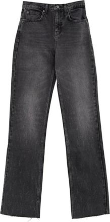 Frankie Shop Straight Jeans - Dames - Regular Fit Jeans - Grijs - XS - Jeans