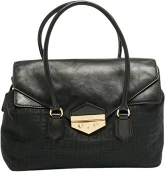 Givenchy Pre-owned Handbags, female, Black, Size: ONE SIZE Pre-owned Leather Handbag