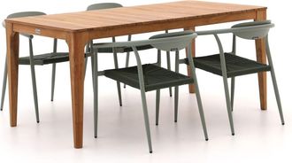 Manifesto Furniture Manifesto Cavone/Bruca 170cm dining tuinset 5-delig stapelbaar