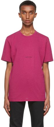 Tシャツ・カットソー Saint Laurent Charcoal cotton t-shirt (818535YBHD2 1025) Saint Laurent Charcoal Cotton T-Shirt for Effortless Style