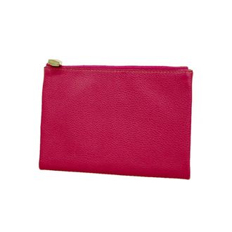 Herm&egrave;s Rose Purple Rouge Casaque Pouch (Pre-Owned)