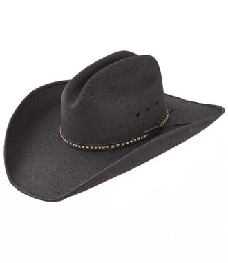 Stetson Mens Asphalt Jason Aldean Cowboy Hat In Black