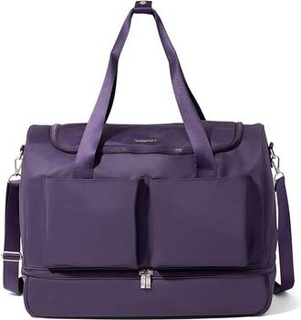 Baggallini Deluxe Fifth Avenue Weekender Duffel Bags Deep Grape Twill : XL, Nylon/Polyester
